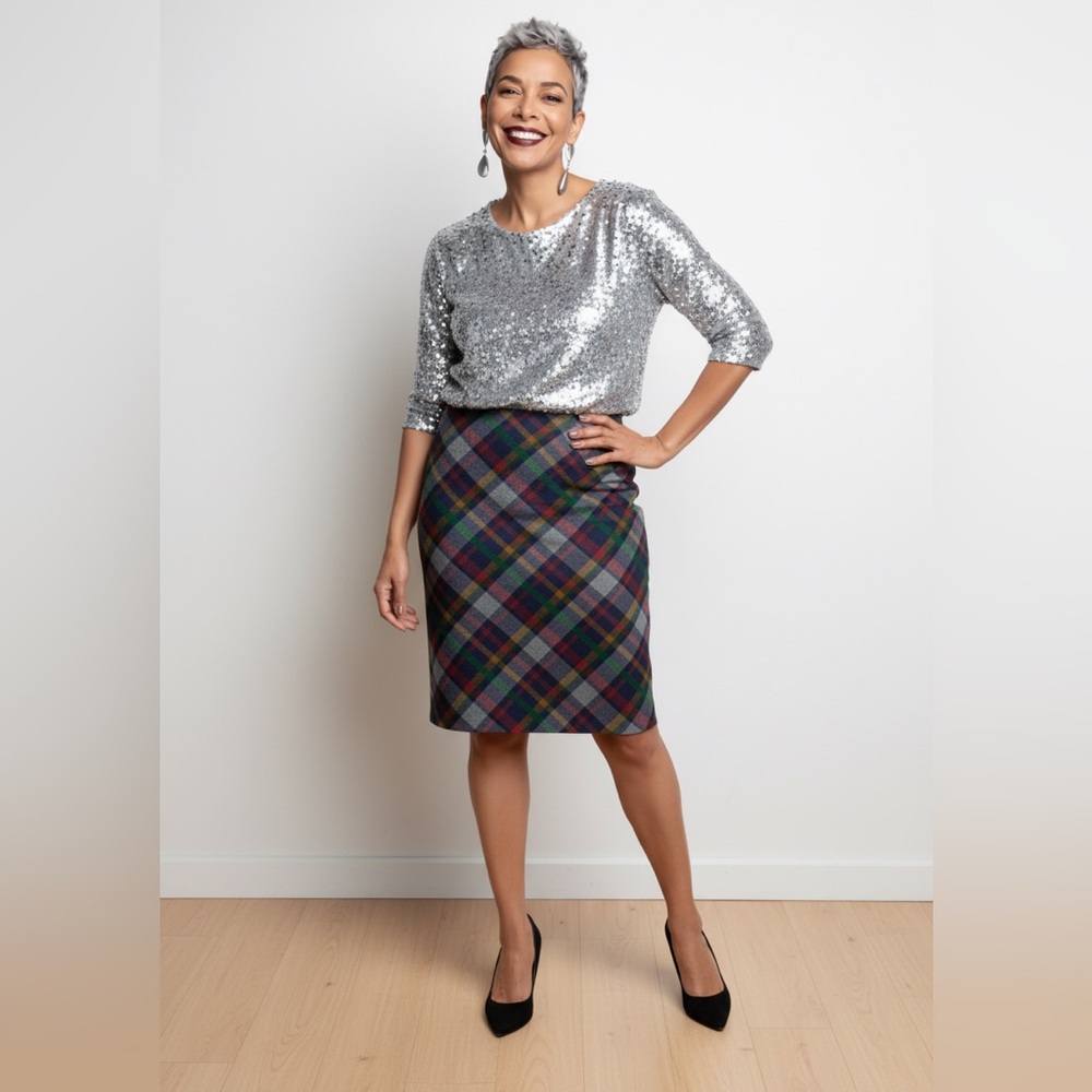 Carole Wren Fall pull on Skirt.  Size: Large